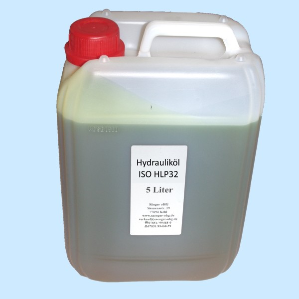 Premium Hydrauliköl für Hebebühne Hebebühnen-Öl 5 Liter ISO HLP 32
